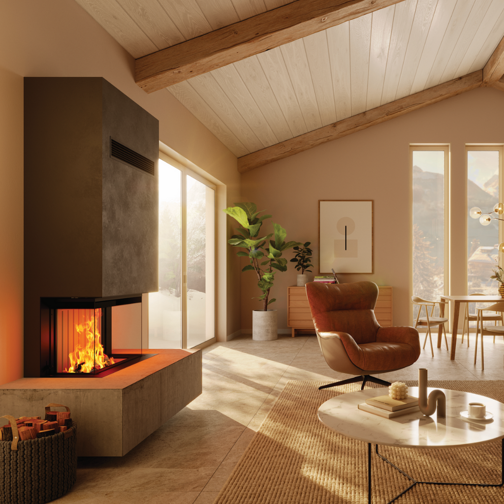 Caminetto a legna Premium Lean 3RL-70h