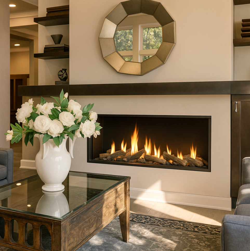 GAS FLAT (doppio stadio) CAMINETTO FRONTALE MERCURY XL H 150 metano