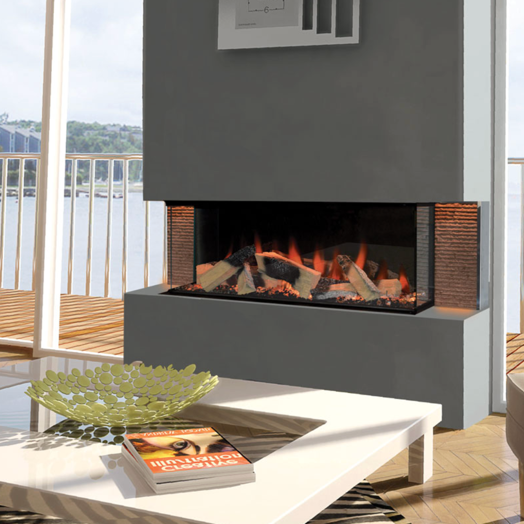 ELETTRICO CLUB CAMINETTO 3 VETRI CLUB 100